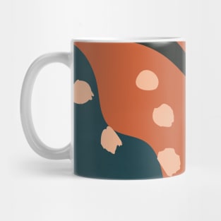 Abstract Terracota Boho Art Mug